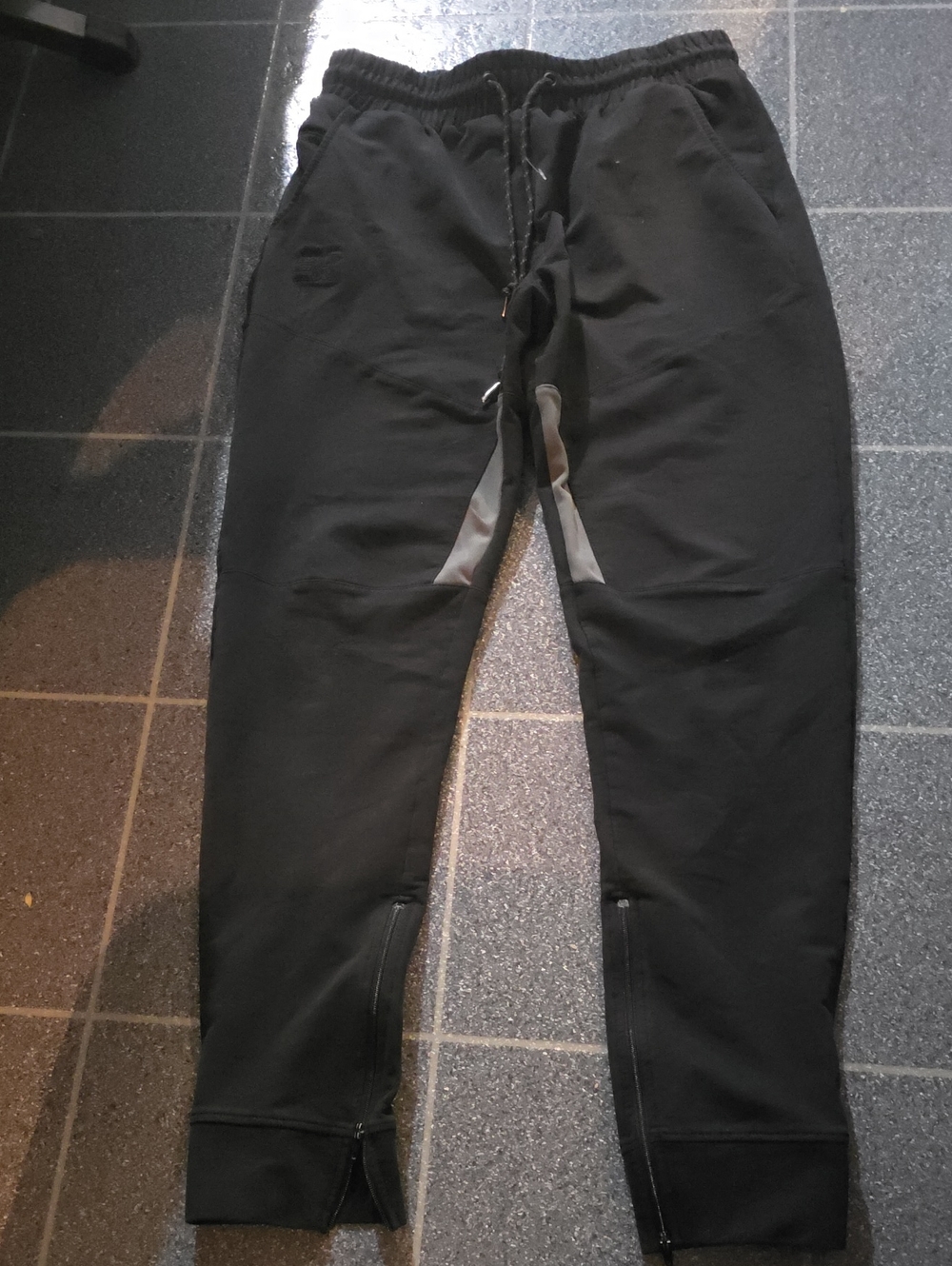 Black Men's Jogger Pants with Drawstring